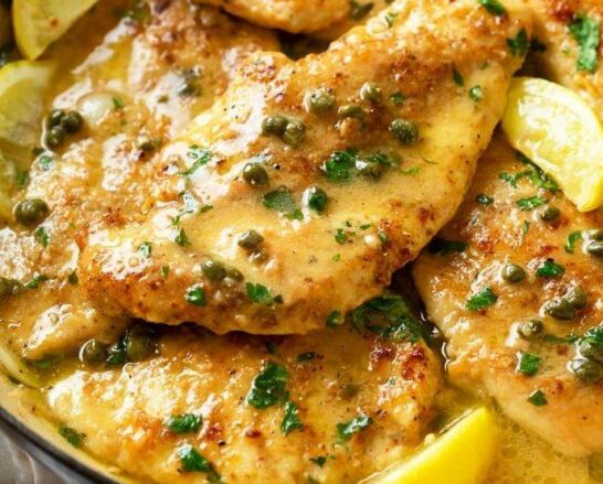 Veal piccata