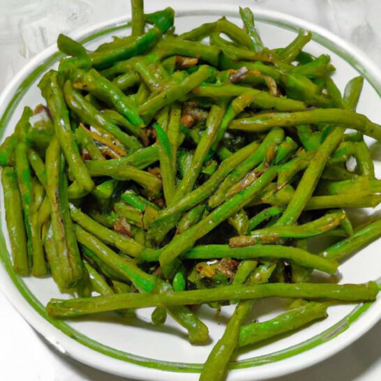 Fried green beans